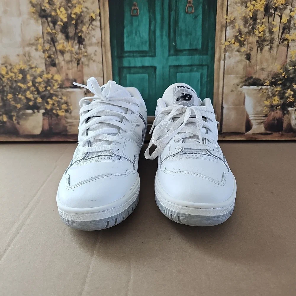 New Balance 550 Cream White Grey Black Men's Sneakers  Men's US Size 10